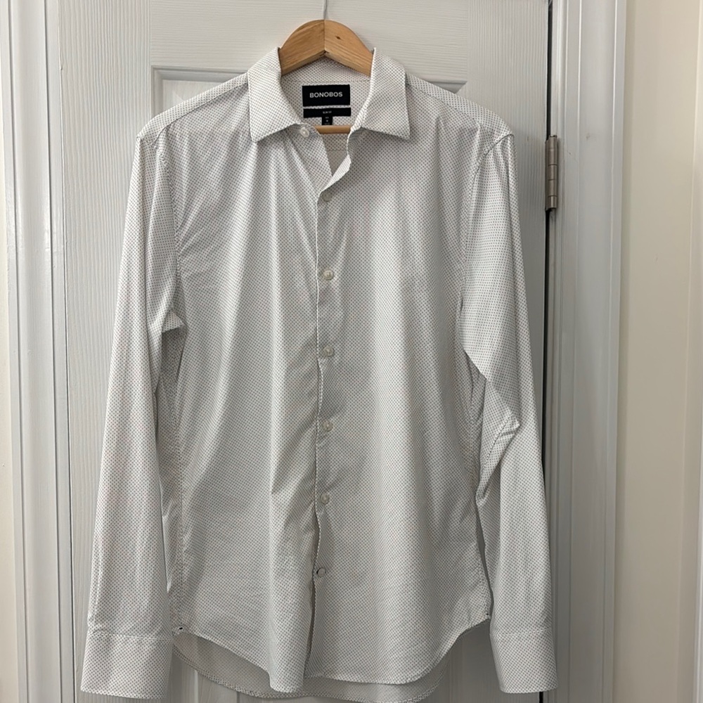 Bonobos White Casual Button Down Shirt